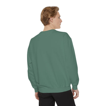 Cleveland Heights Green Script Embroidered Comfort Colors Sweatshirt
