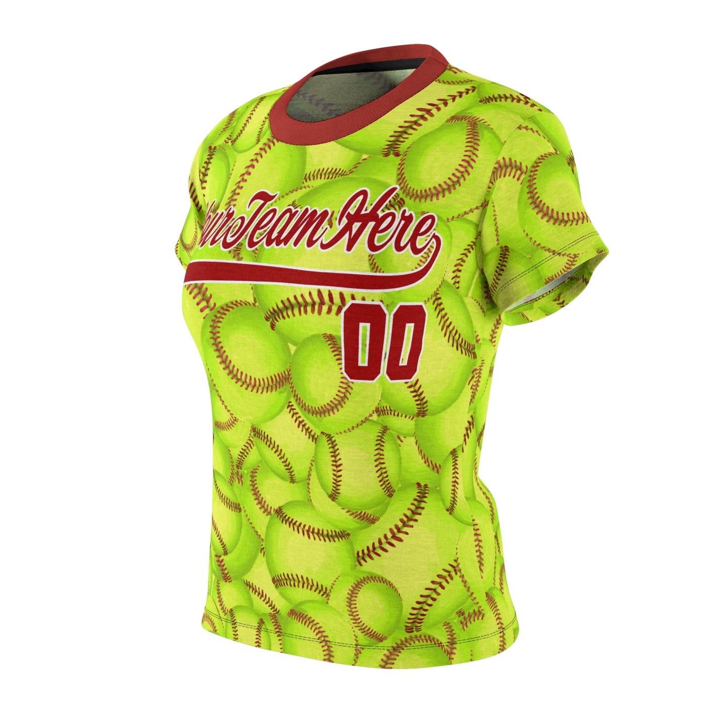 Custom Softball Shirts Women - Softball Pattern