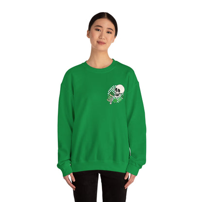 St Patrick's Day Sweatshirt, Saint Paddy's Day Shirt, Lucky Sweatshirt, Skull Sweatshirt , Skeleton, Shamrock Shirt