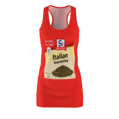 Italian Seasoning Spice Cut & Sew Racerback Dress