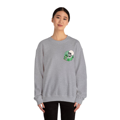 St Patrick's Day Sweatshirt, Saint Paddy's Day Shirt, Lucky Sweatshirt, Skull Sweatshirt , Skeleton, Shamrock Shirt