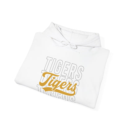 Tigers Script Hoodie — Vintage Retro Sports Team Sweatshirt