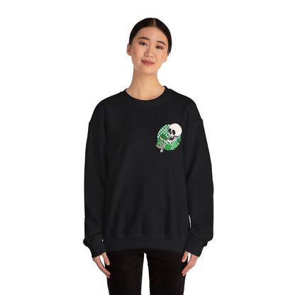 St Patrick's Day Sweatshirt, Saint Paddy's Day Shirt, Lucky Sweatshirt, Skull Sweatshirt , Skeleton, Shamrock Shirt