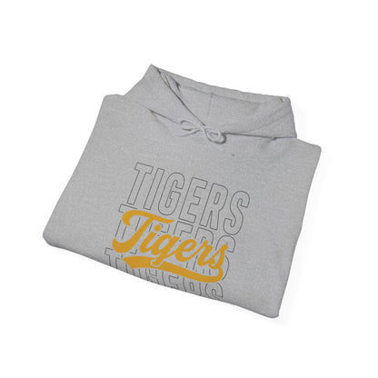 Tigers Script Hoodie — Vintage Retro Sports Team Sweatshirt