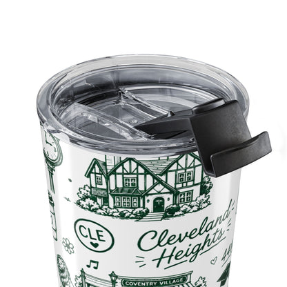 Cleveland Heights 20oz Tumbler — Illustrated City Landmark Travel Mug