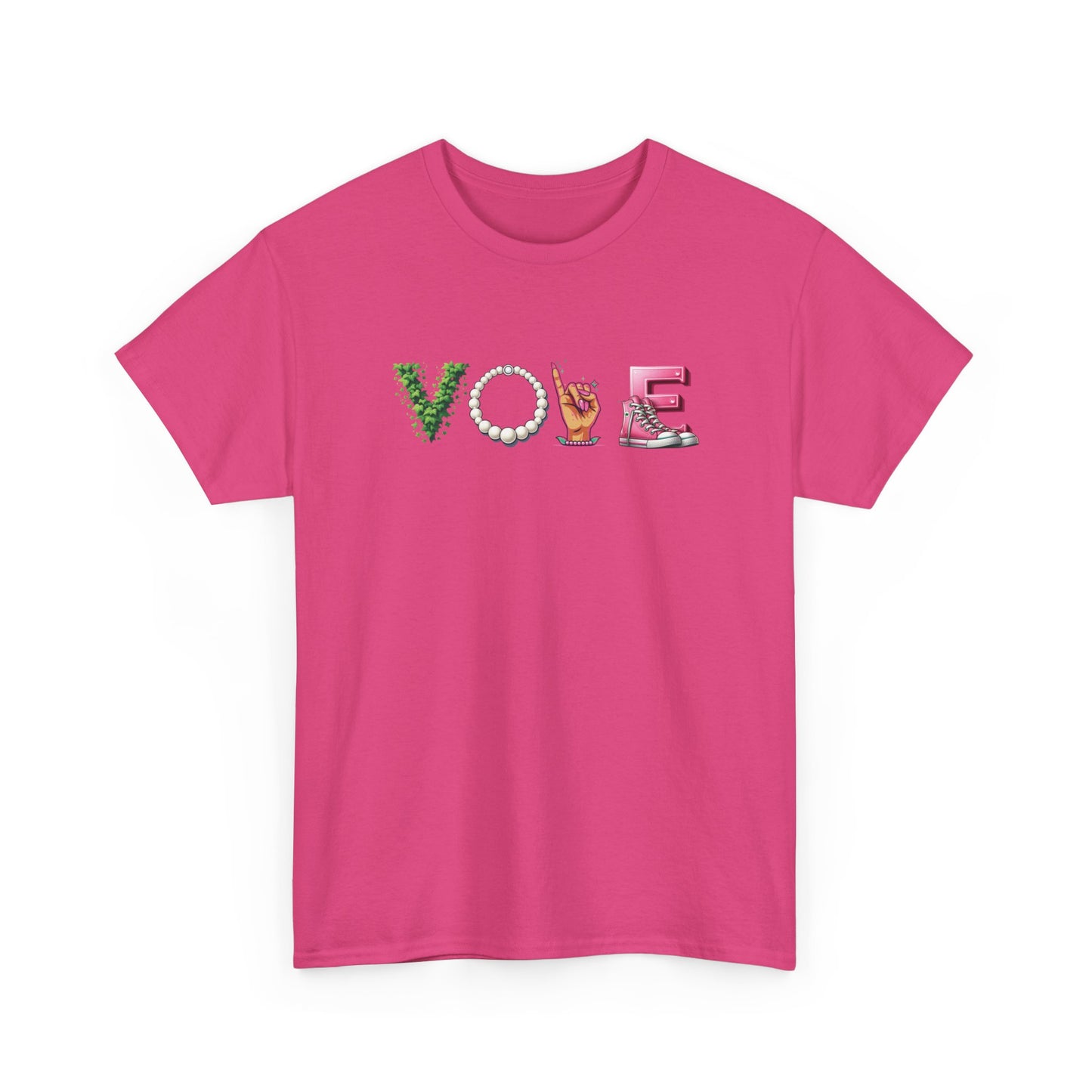 Vote Pink and Green Kamala Harris Presidential Election Shirt 2024