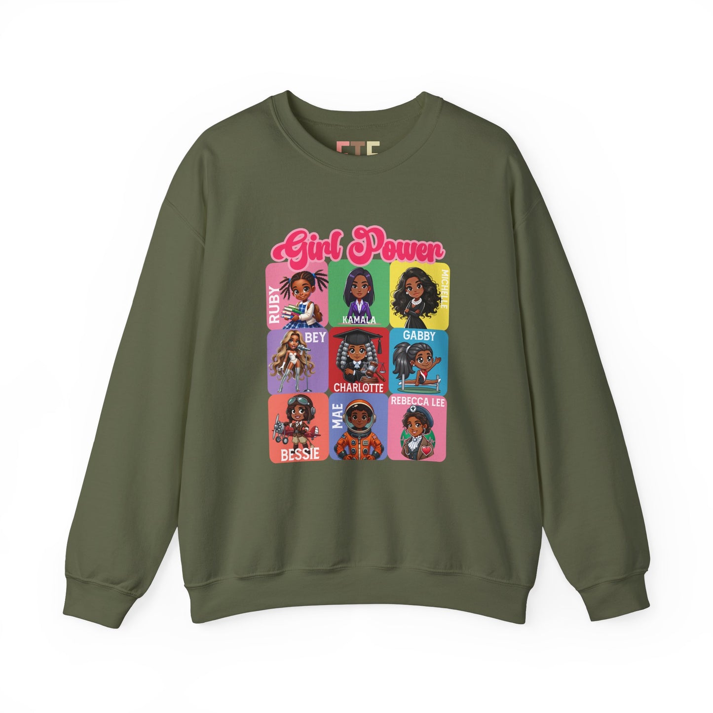 Girl Power Black History Women's Sweatshirt