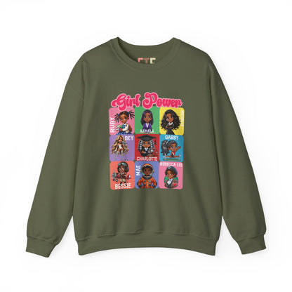 Girl Power Black History Women's Sweatshirt