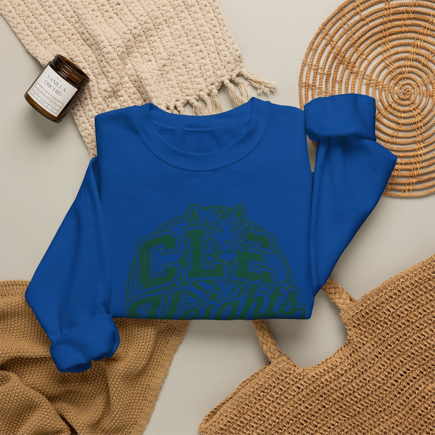 CLE Heights Tiger Crewneck Sweatshirt