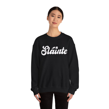 Slainte Sweatshirt, St. Patrick's Day Sweatshirt, Saint Paddy's Day Shirt, Cheers Sweatshirt For Women Men, Retro Gift