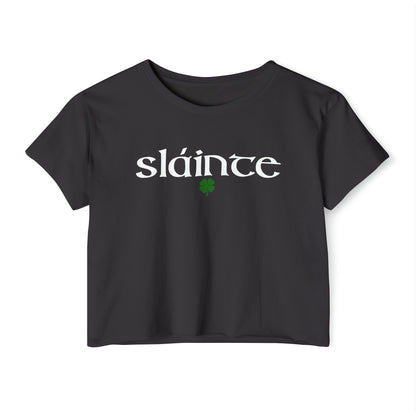 St. Patrick's Day Crop Top, Irish Baby Tee, Hydrated T-Shirt, St Paddy's Day Drinking Top, St Patricks Day Shirt For women
