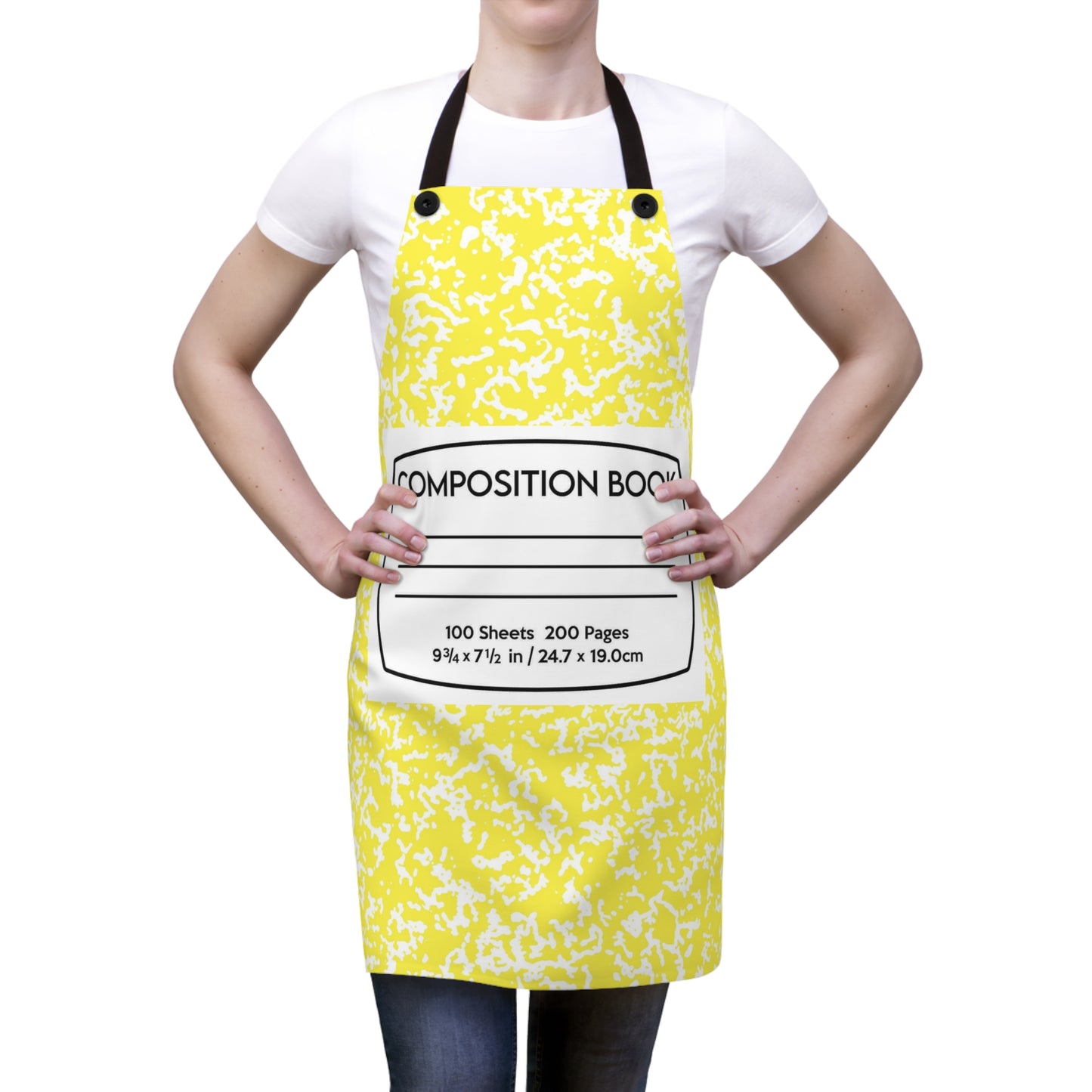 Composition Notebook Apron Costumes Adults