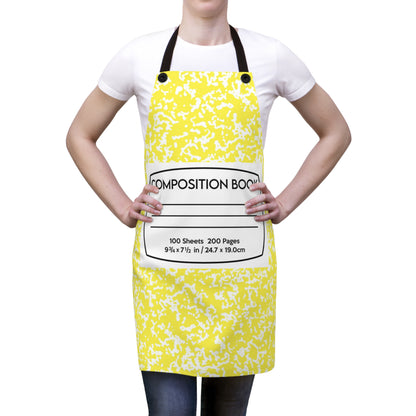 Composition Notebook Apron Costumes Adults