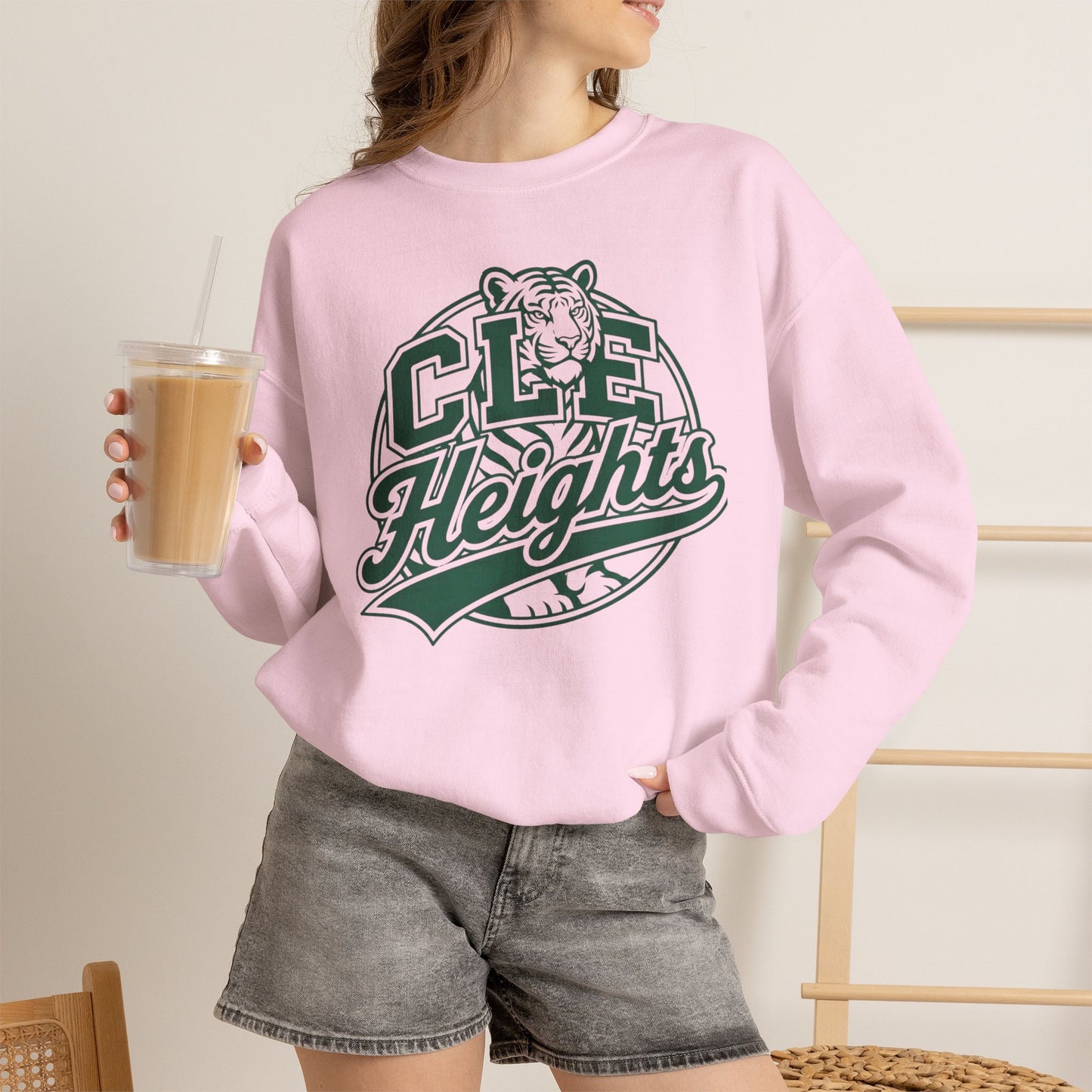 CLE Heights Tiger Crewneck Sweatshirt