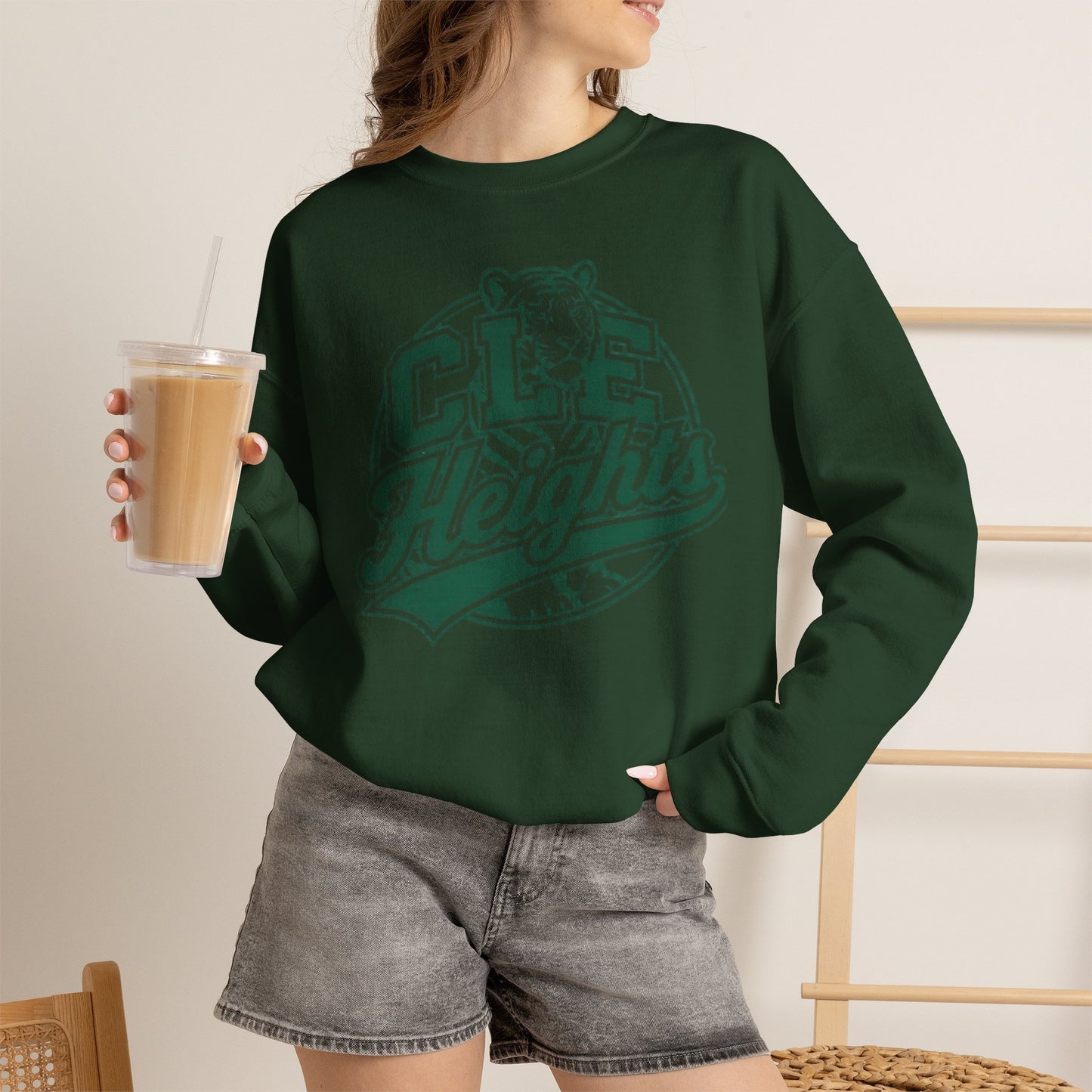 CLE Heights Tiger Crewneck Sweatshirt