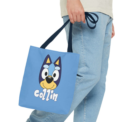 Bluey Inspired Personalized Trick or Treat Tote Bag