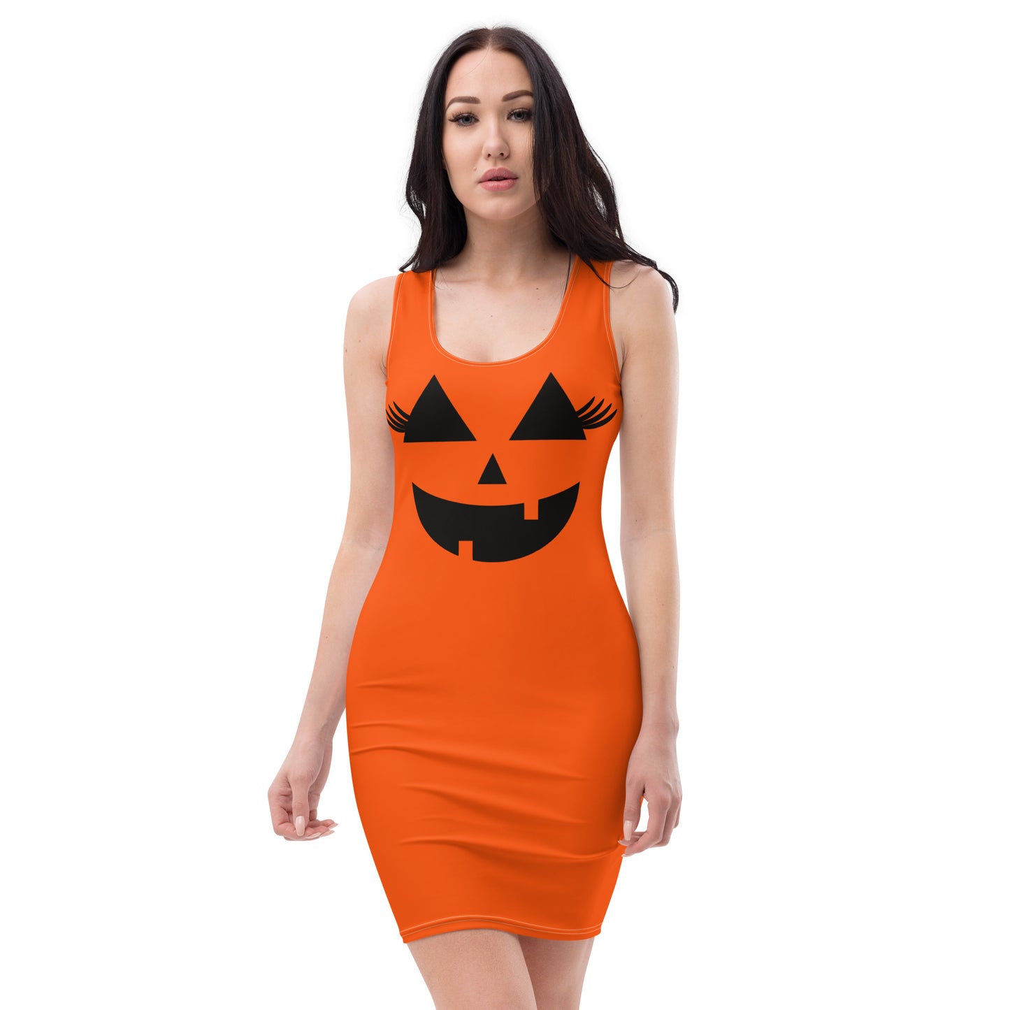 Jack O Lantern Bodycon Halloween Dress