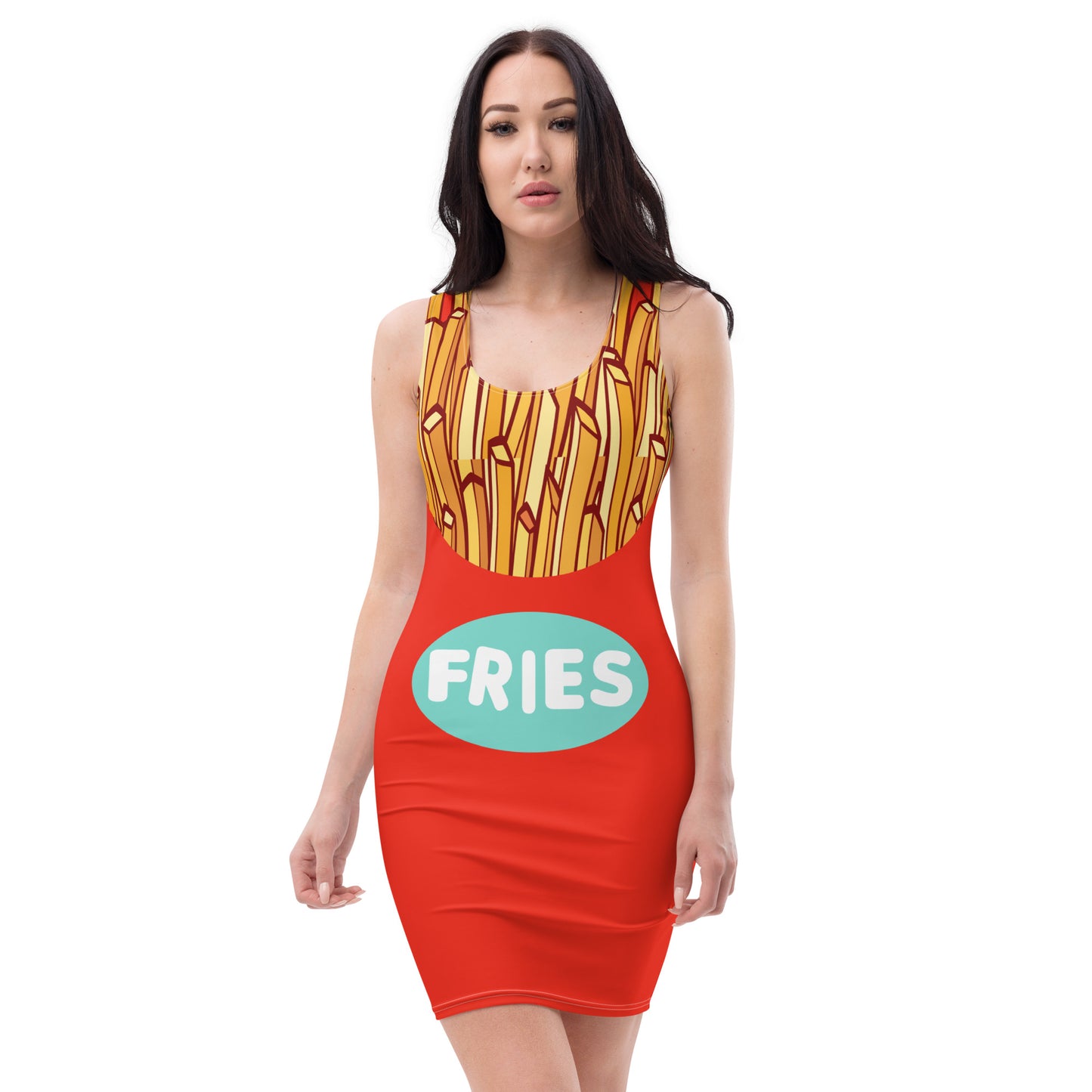 French Fries Bodycon dress