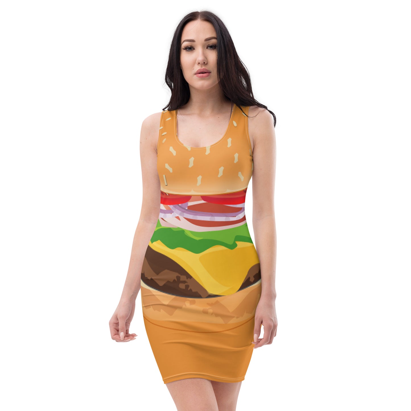 Cheeseburger Bodycon dress