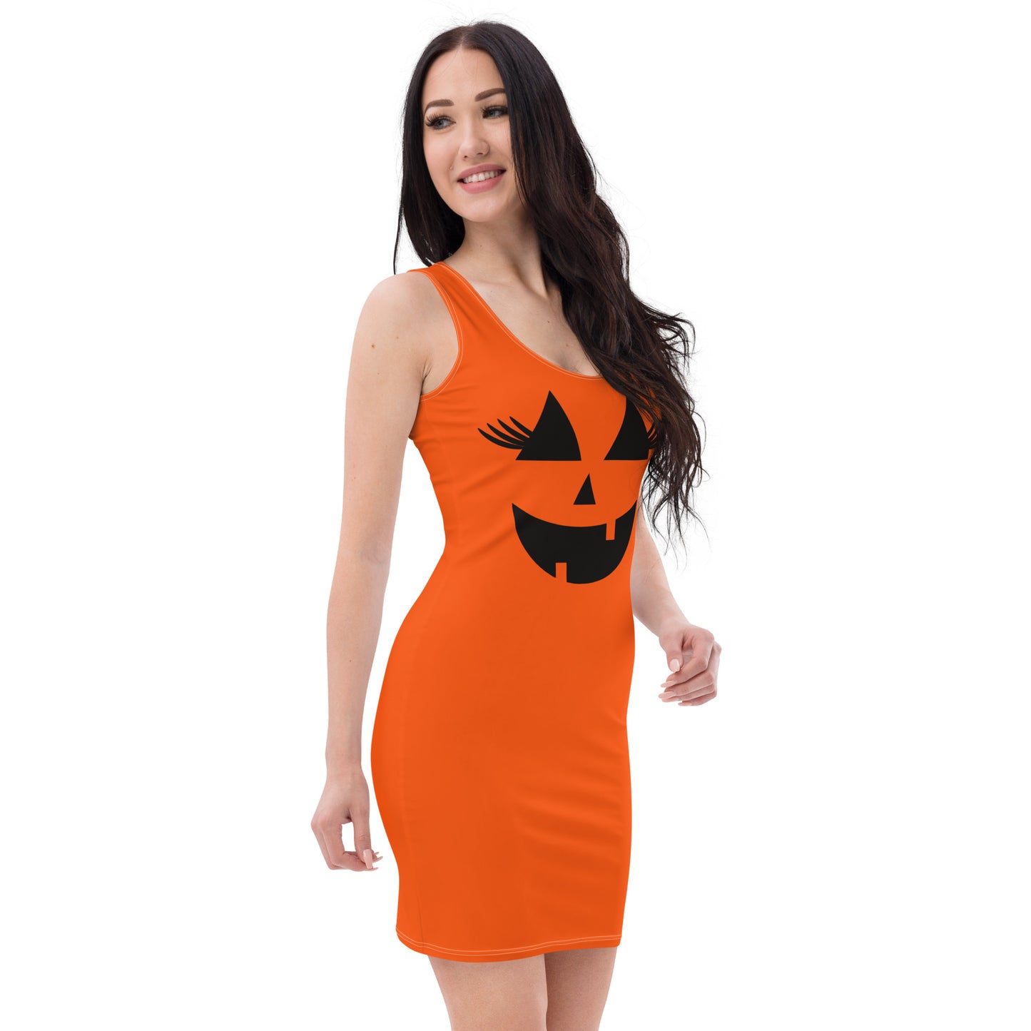 Jack O Lantern Bodycon Halloween Dress