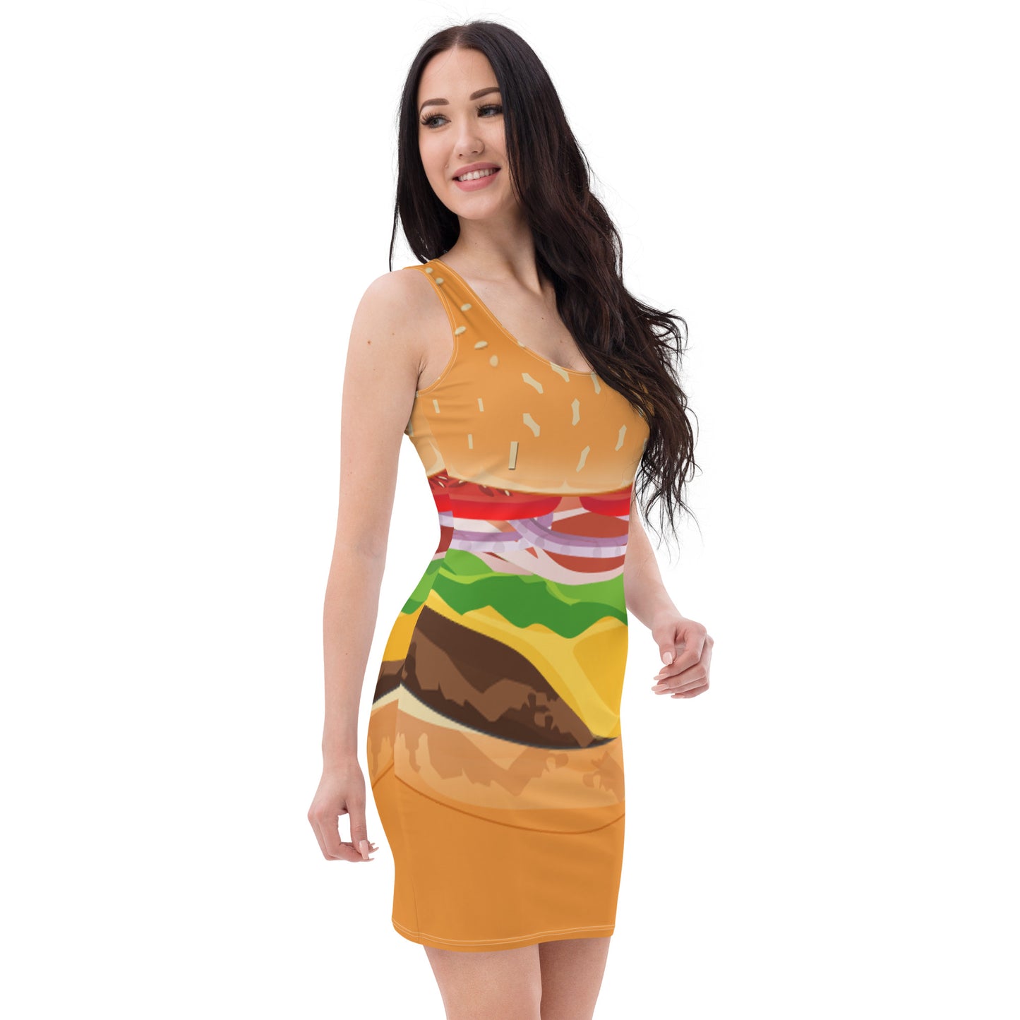 Cheeseburger Bodycon dress