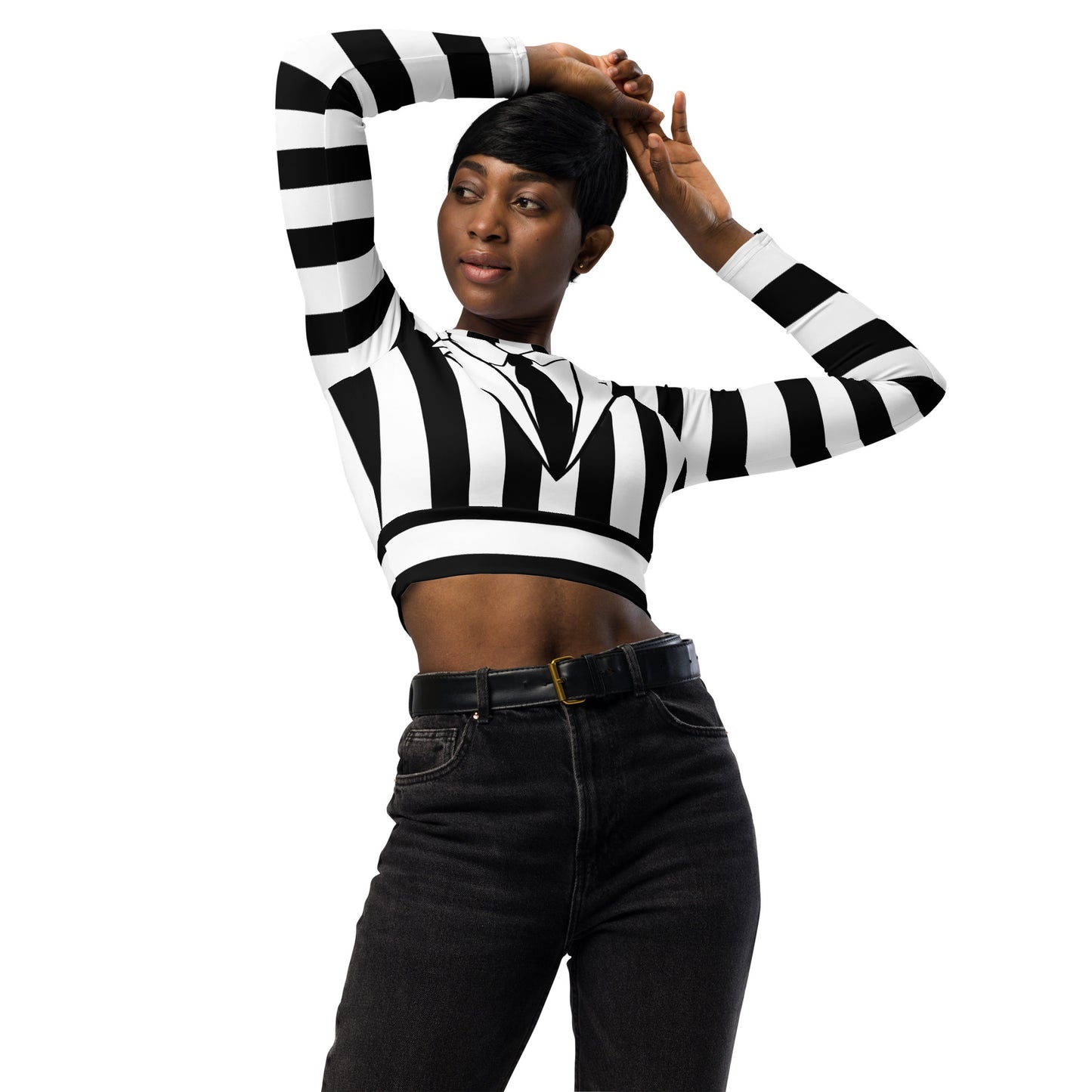 Sexy Beetle Juice Crop Top Halloween Costumes For Women