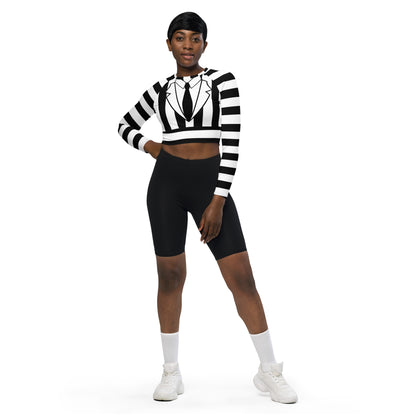 Sexy Beetle Juice Crop Top Halloween Costumes For Women