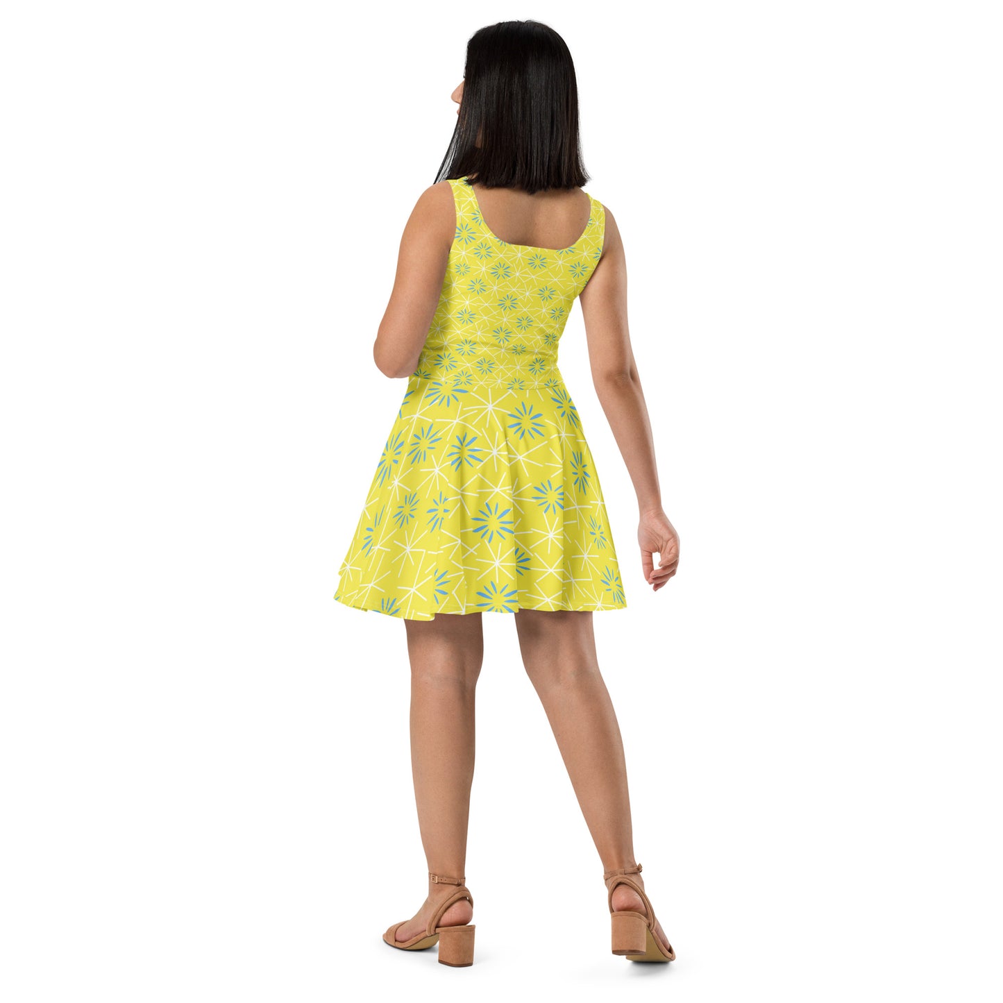 Joy Inside Out Inspired Yellow Flower Dress