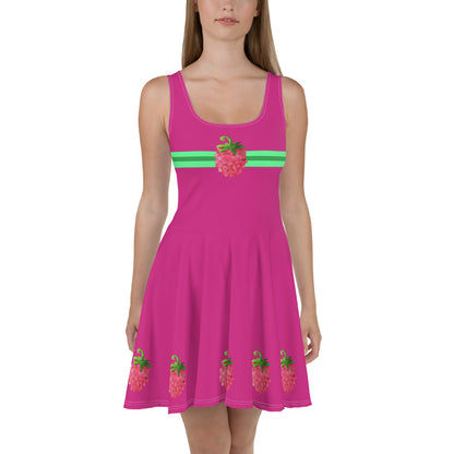 Raspberry Skater Dress