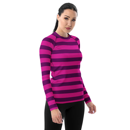 Cheshire Cat Pink Striped Halloween Costume Women