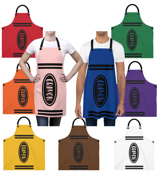 Crayon Aprons Adutls