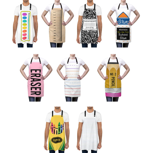 School Supplies Aprons For Teachers