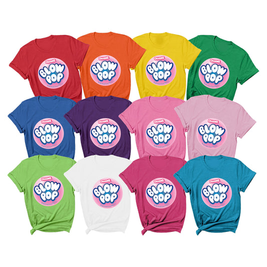 Blow Pops Inspired Group Candy Halloween T-Shirt Costumes