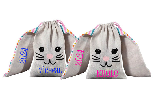 Personalized Bunny Treat Bags