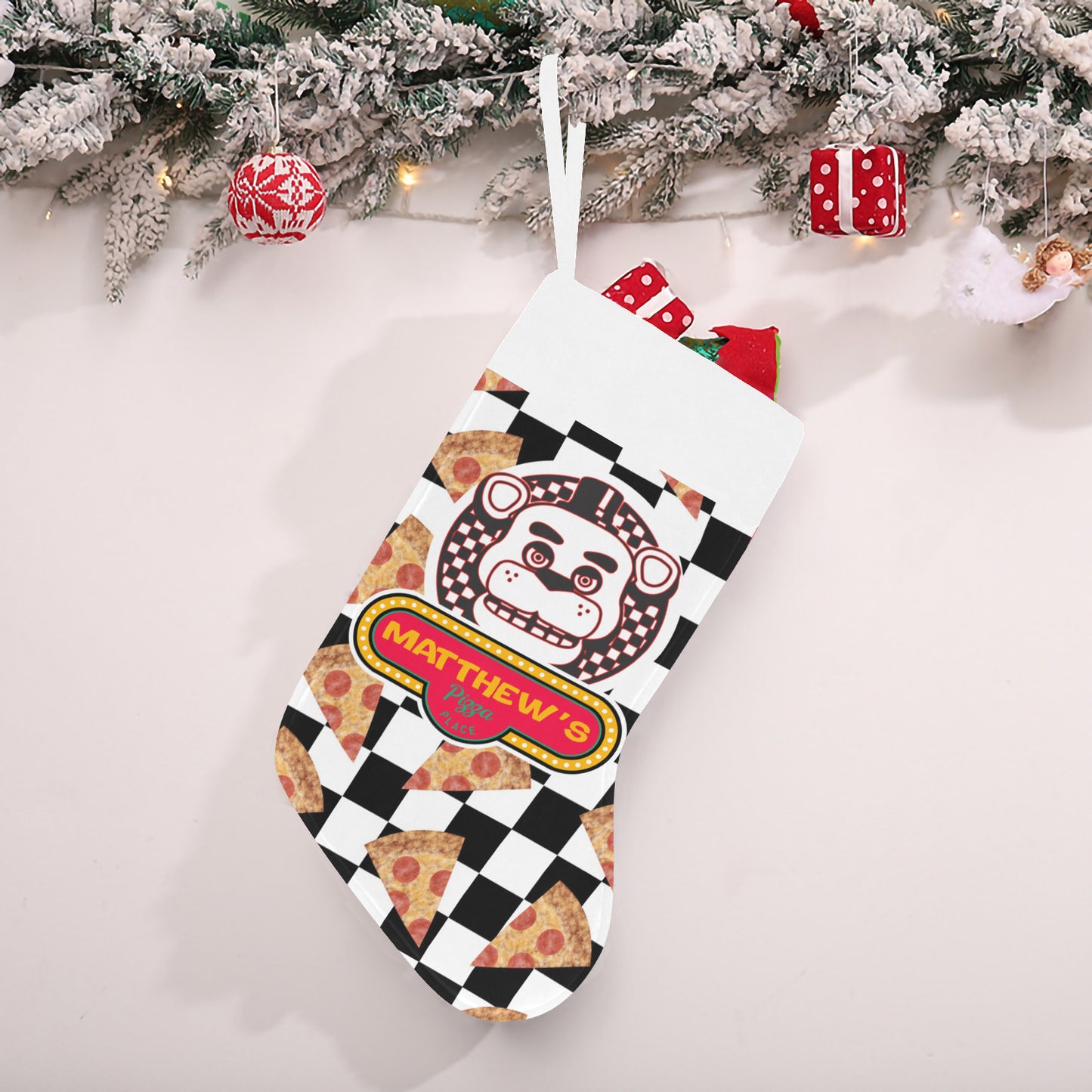 Five Nights At Freddy's Personalized Pizza Stocking for Kids