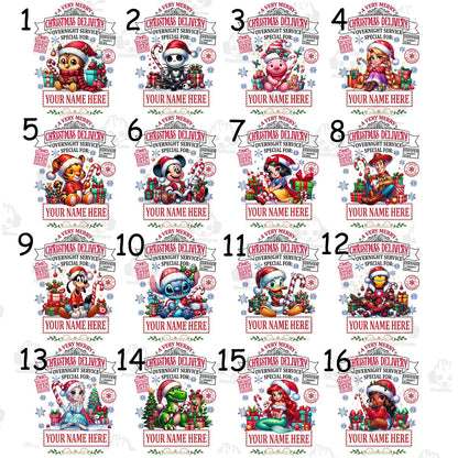 Character Christmas Candy Goodies Treat Bags/Santa Sacks 4 Sizes Available Xmas Deadline December 11th