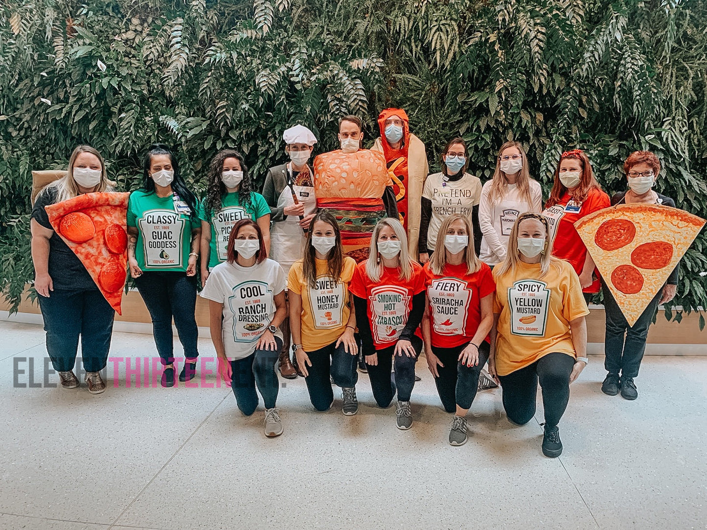 Condiment Group Halloween T-Shirt Costumes