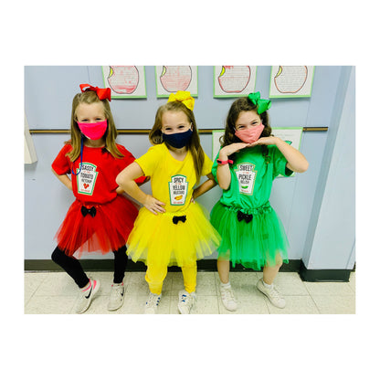 Condiment Halloween Costumes For Kids : Ketchup, Mustard, Relish