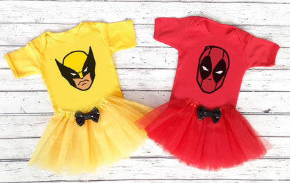 Wolverine and Deadpool Inspired Costumes For Kids (Baby and Toddlers)