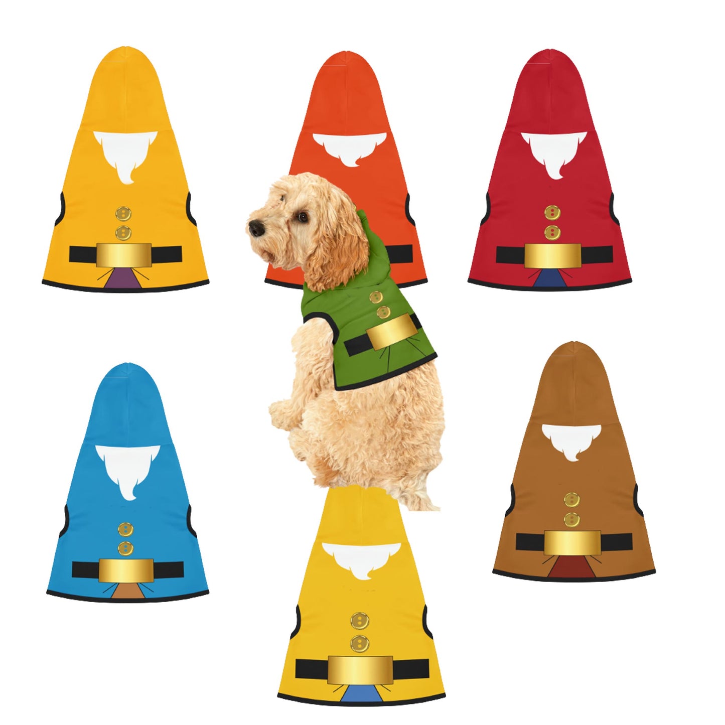 Seven Dwarves Inspired Dog Halloween Costumes