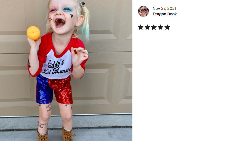 Harley Quinn Inspired Costume For Toddler Girls