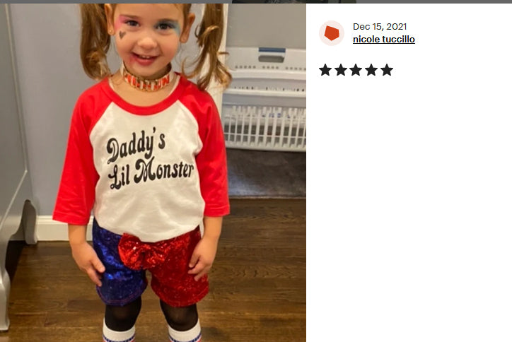 Harley Quinn Inspired Costume For Toddler Girls