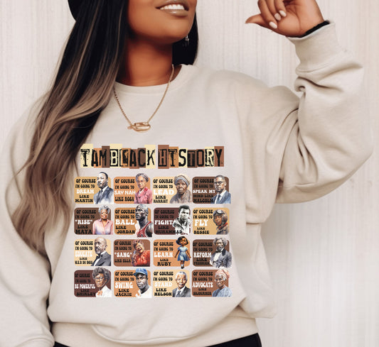 I Am Black History Month Of Course Sweatshirt