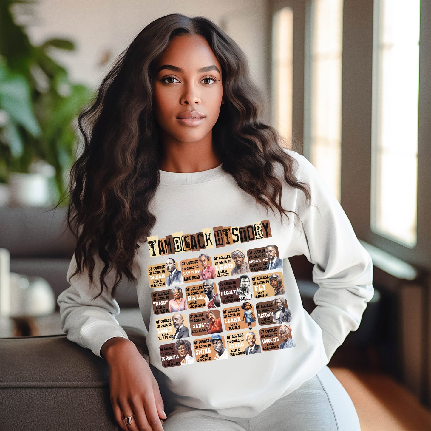 I Am Black History Month Of Course Sweatshirt