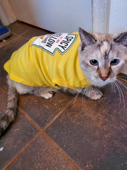 Condiments Shirts For Pet Dogs Cats - Sassy Ketchup®, Spicy Mustard, Sweet Relish