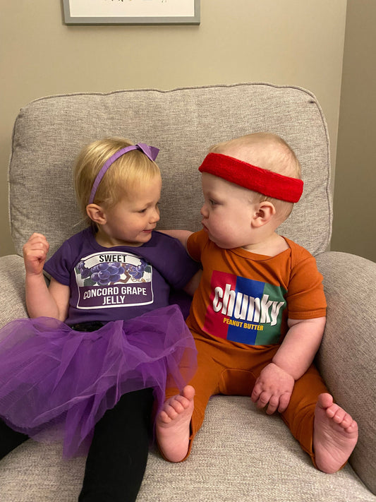 Peanut Butter and Jelly Costumes For Kids : Grape, Strawberry and Peanut Butter