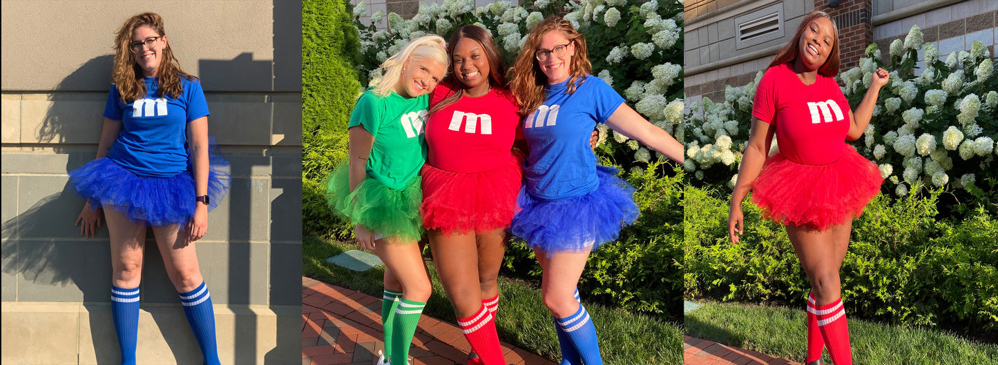 M and M Inspired Candy Halloween Costumes (Youth and Adult)