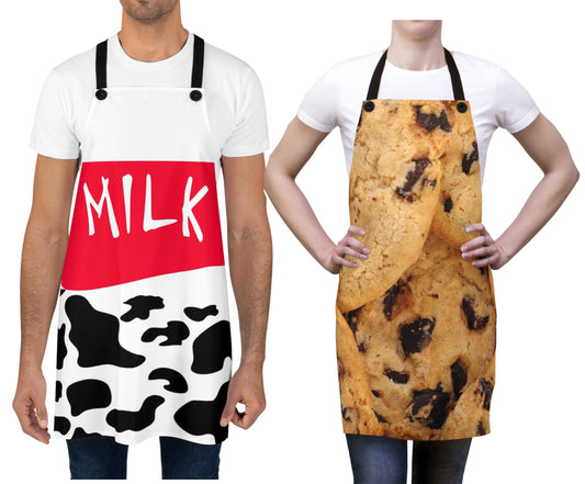 Milk and Cookies Couples Apron Costumes