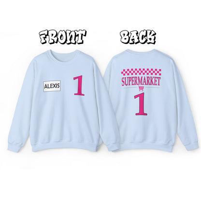 Personalized Supermarket Costume, Super Market Sweatshirt, Team 1 Team 2 Team 3, Couples Halloween Costumes, Personalized