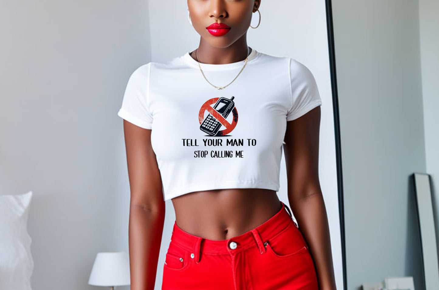 Custom Saying Crop Top